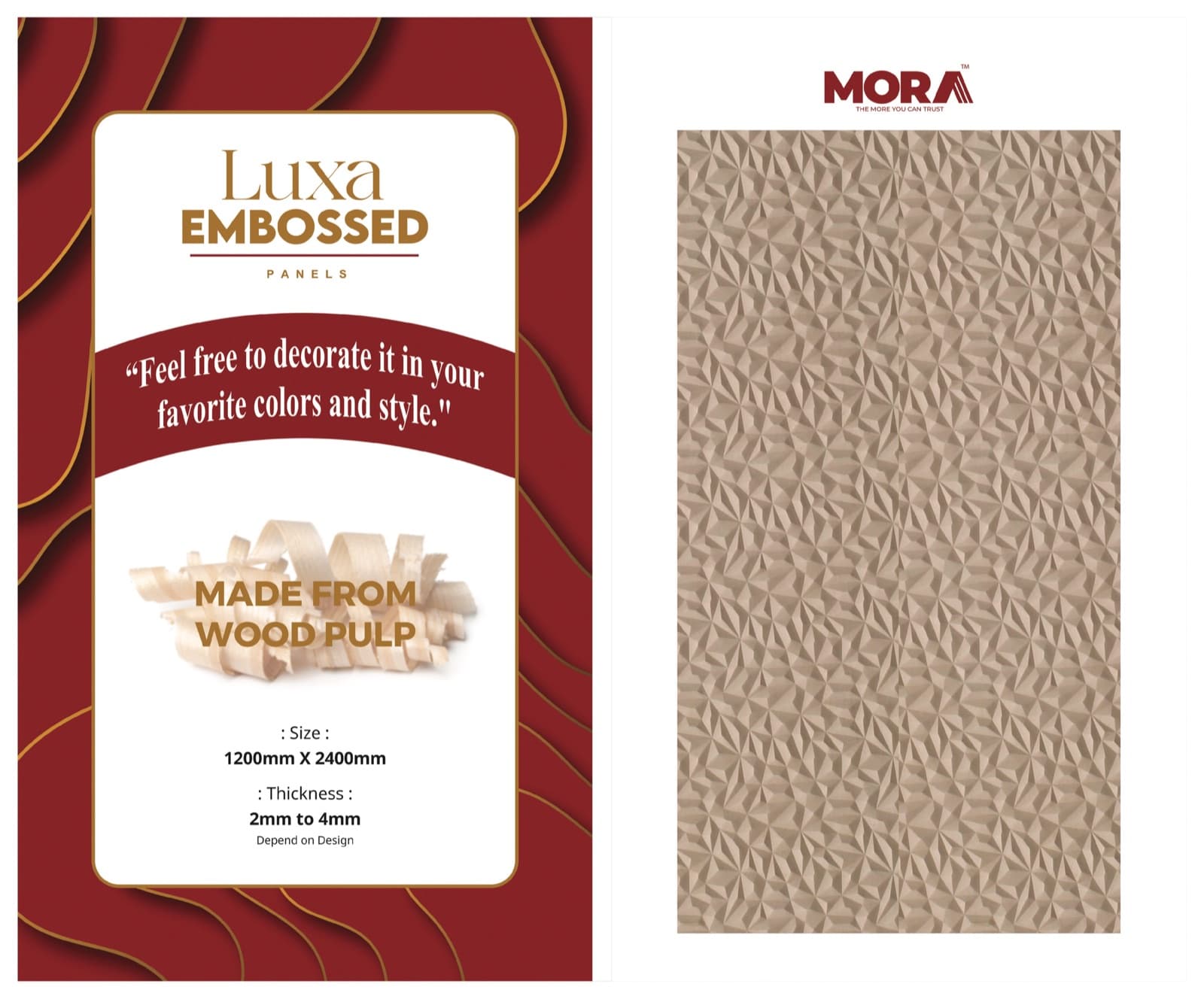 LUXA Emposed Panels
